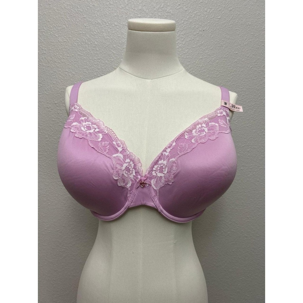 NWT Victoria's Secret Body By Victoria Perfect Coverage Bra Lilac Lavender Lace